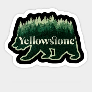 Yellowstone National park Sticker